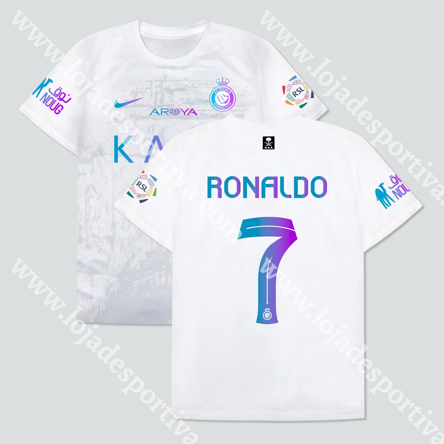 Camisola Alternativa ’ Ronaldo 7 Al - Nassr 23/24