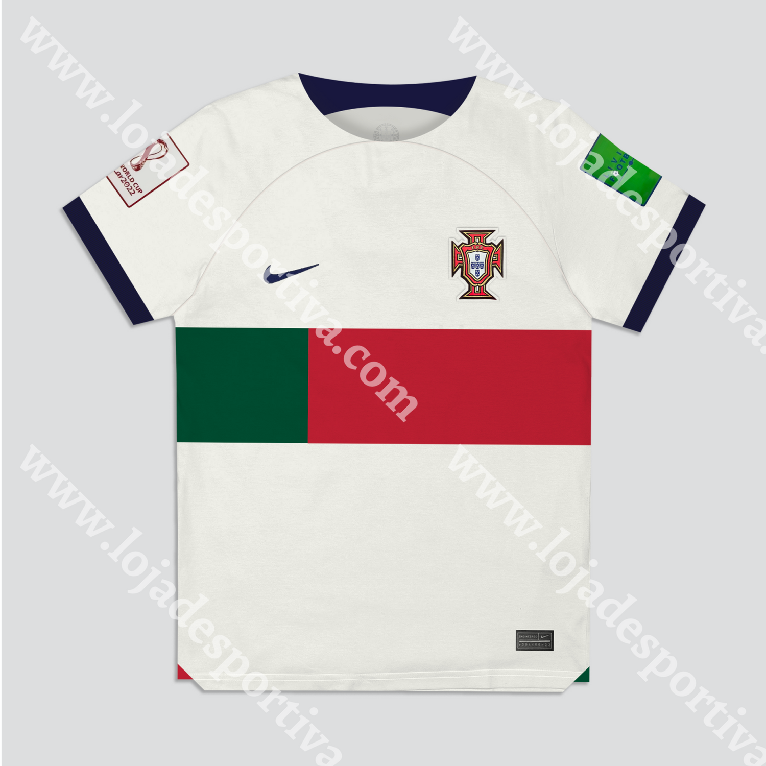 Camisola Alternativa Portugal Mundial 2022