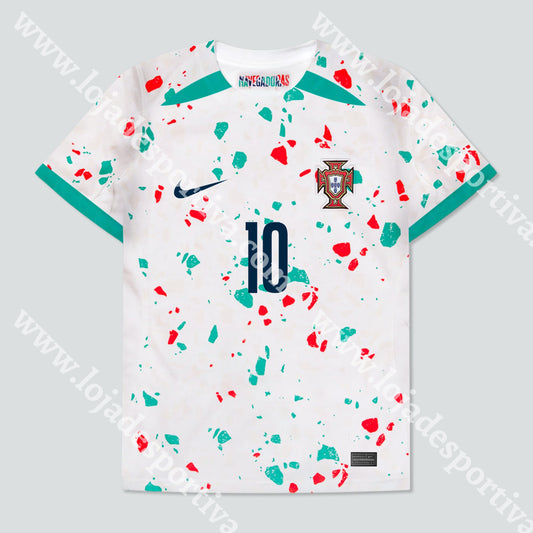 Camisola Alternativa Portugal 2023 (Feminina) Camisola Futebol