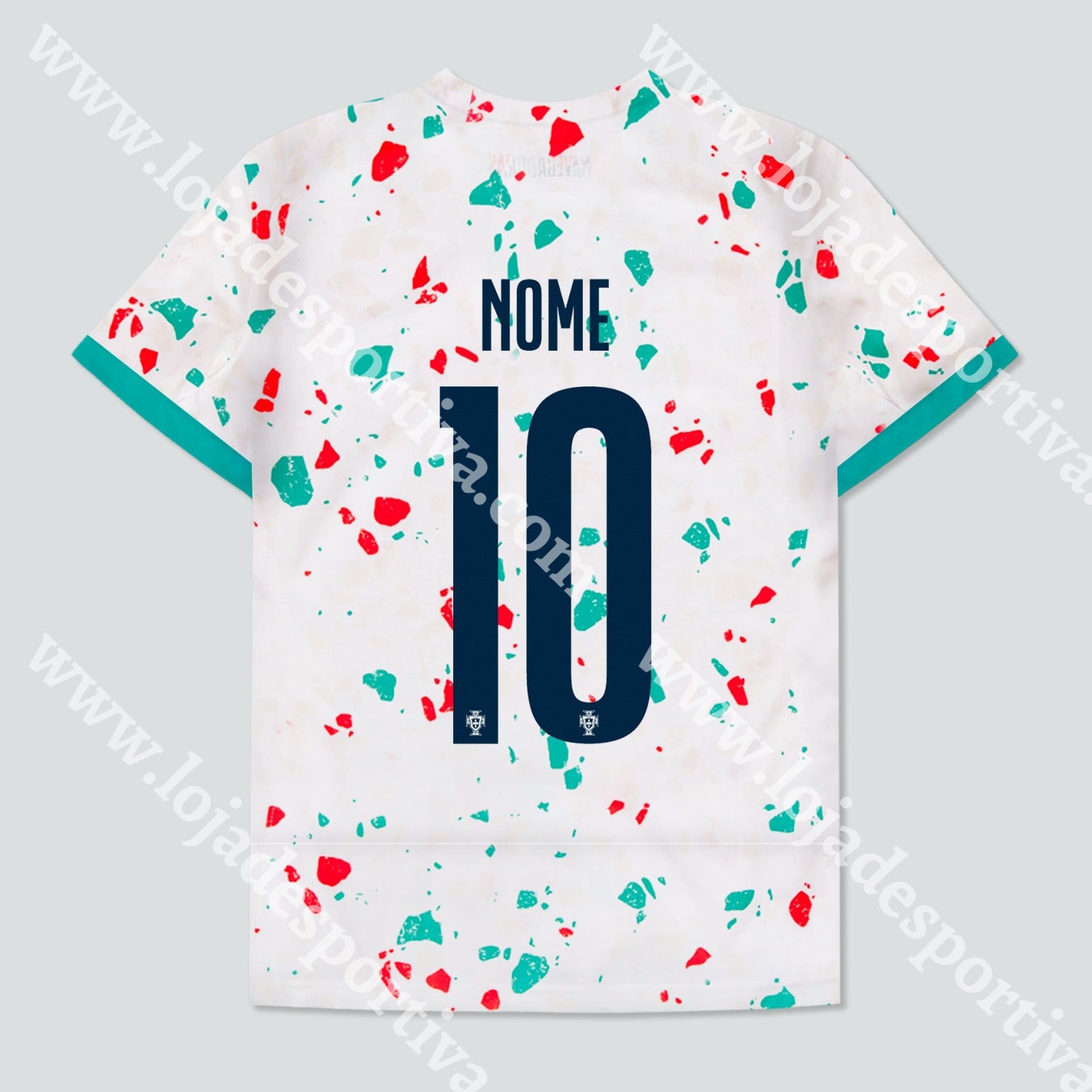 Camisola Alternativa Portugal 2023 (Feminina) Camisola Futebol