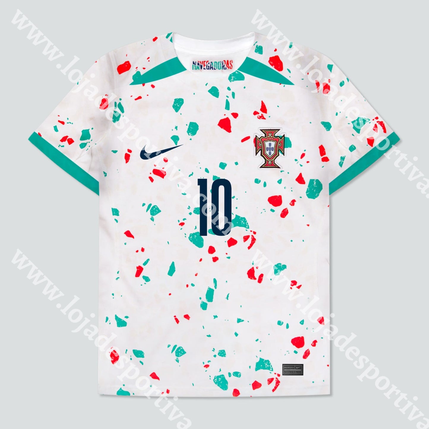 Camisola Alternativa Portugal 2023 (Feminina) S Camisola Futebol