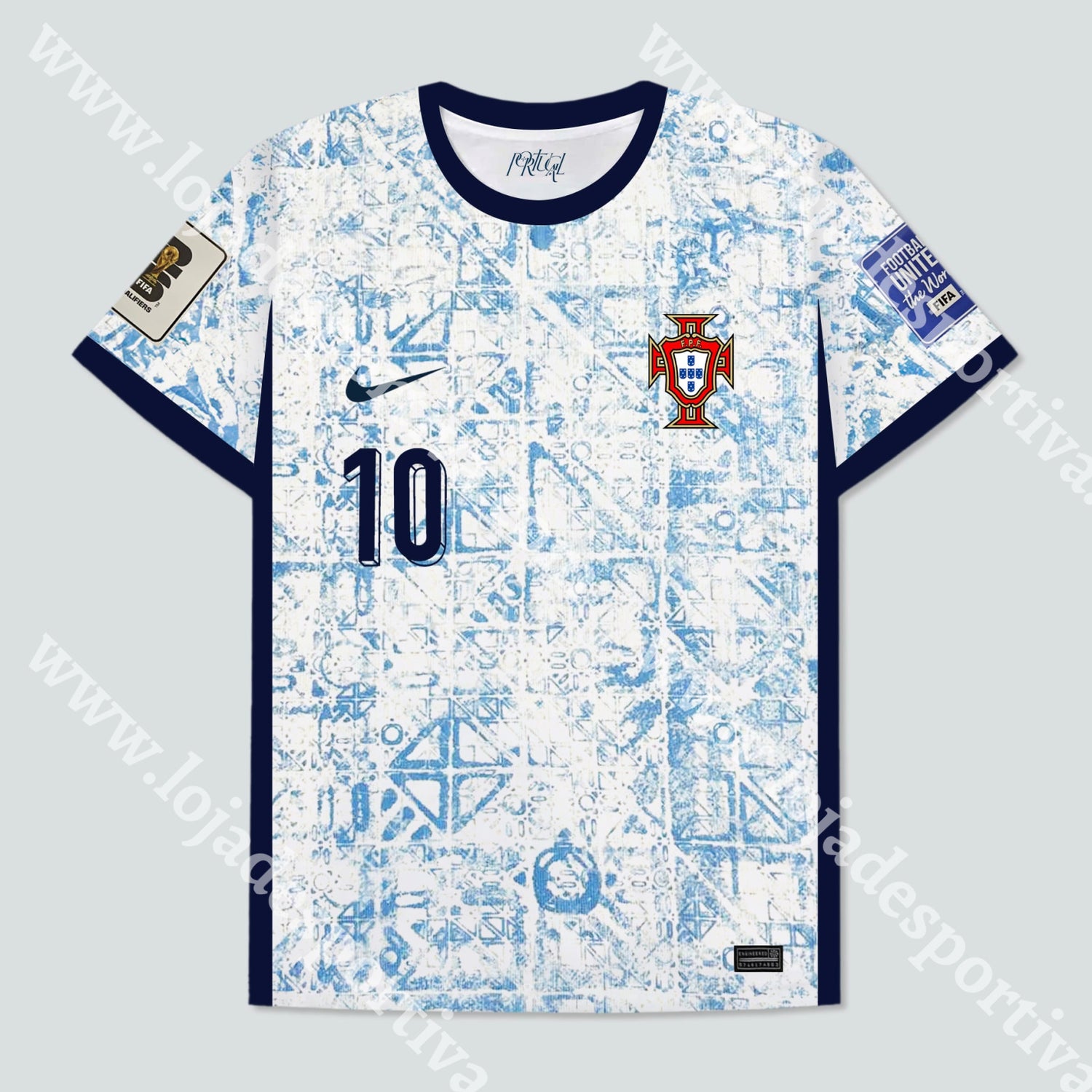 Camisola Alternativa Seleção Portugal Euro 2024 Camisola Futebol