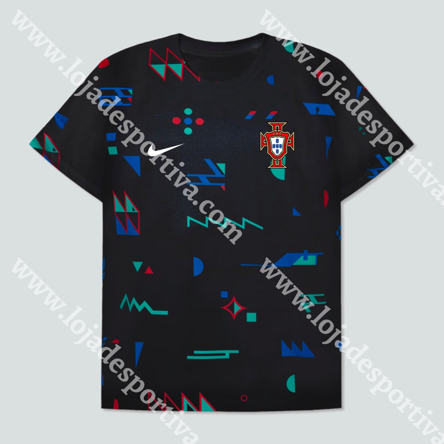 Camisola Aquecimento Portugal Euro 2024 S Camisola Futebol