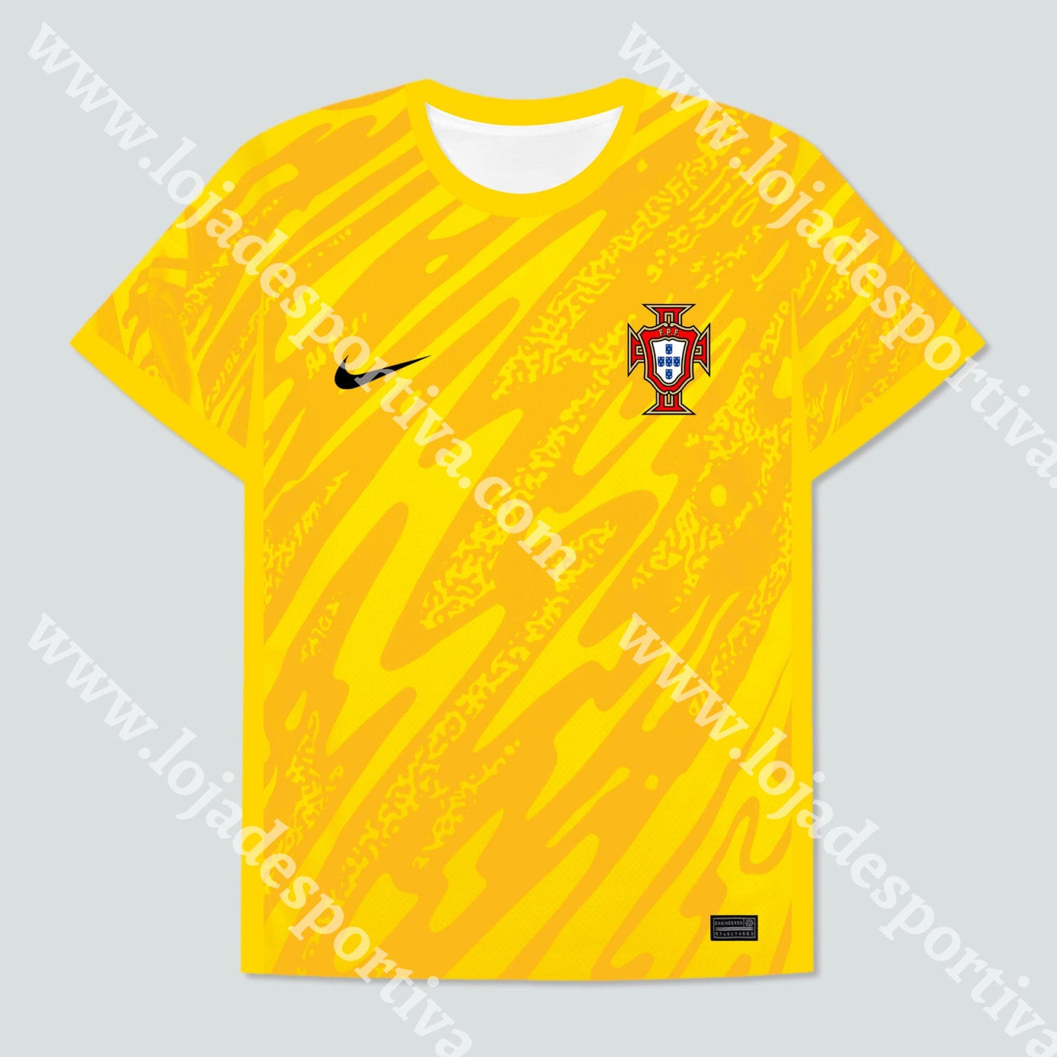 Camisola Guarda-Redes Portugal Euro 2024 Camisola Futebol