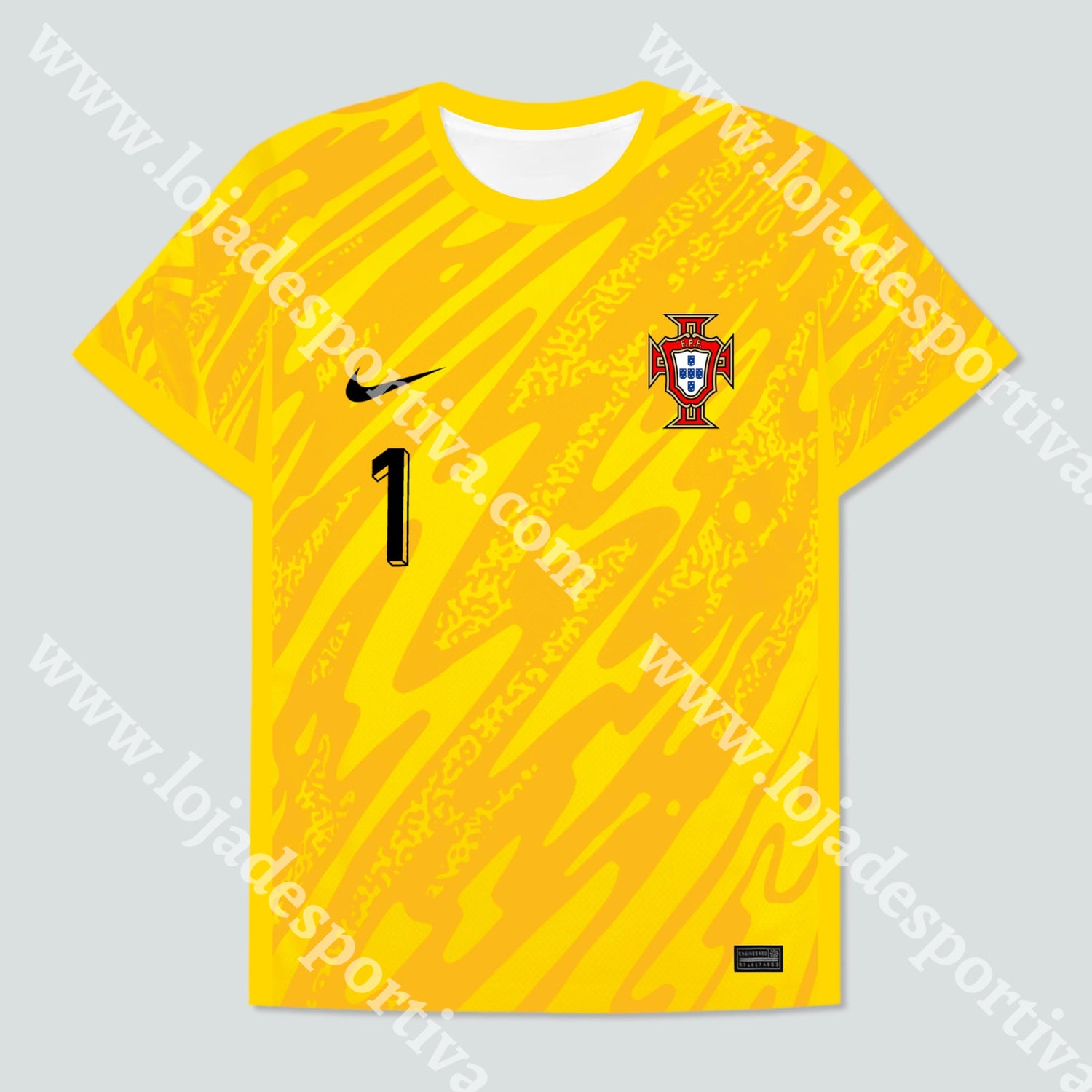 Camisola Guarda-Redes Portugal Euro 2024 S Camisola Futebol