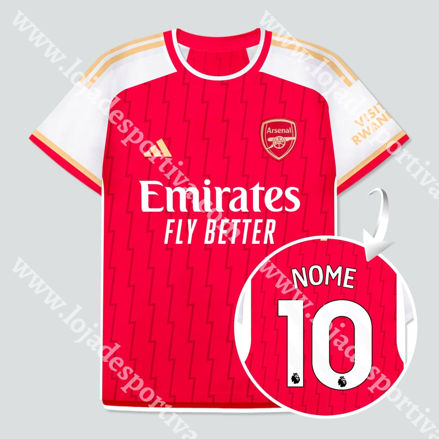 CAMISOLA PRINCIPAL ARSENAL 23/24