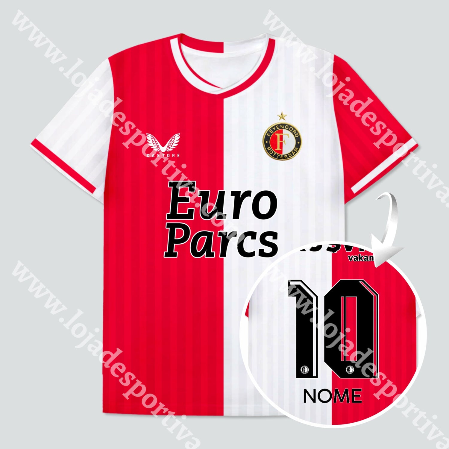 Camisola Principal Feyenoord 23/24