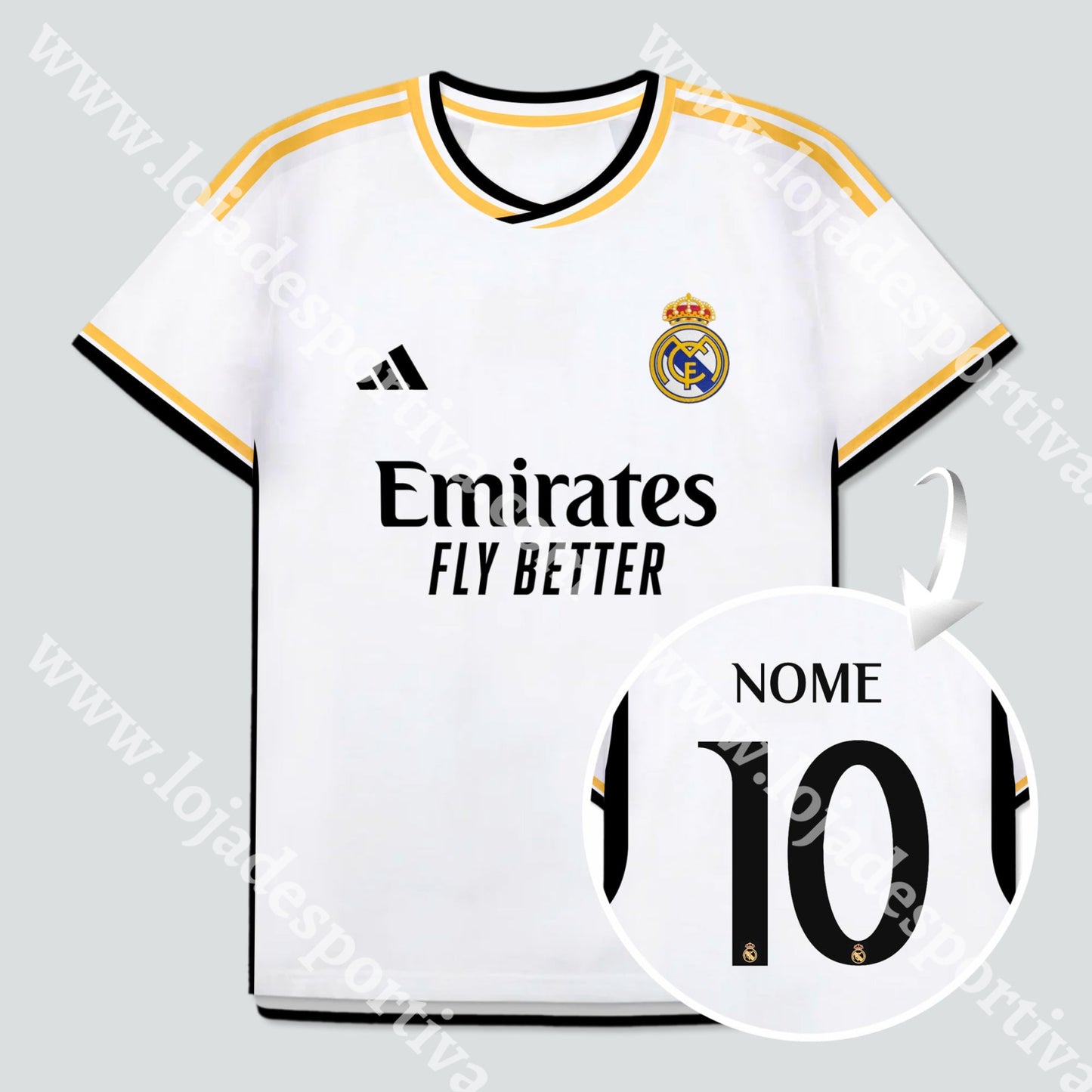 Camisola Principal Real Madrid 23/24