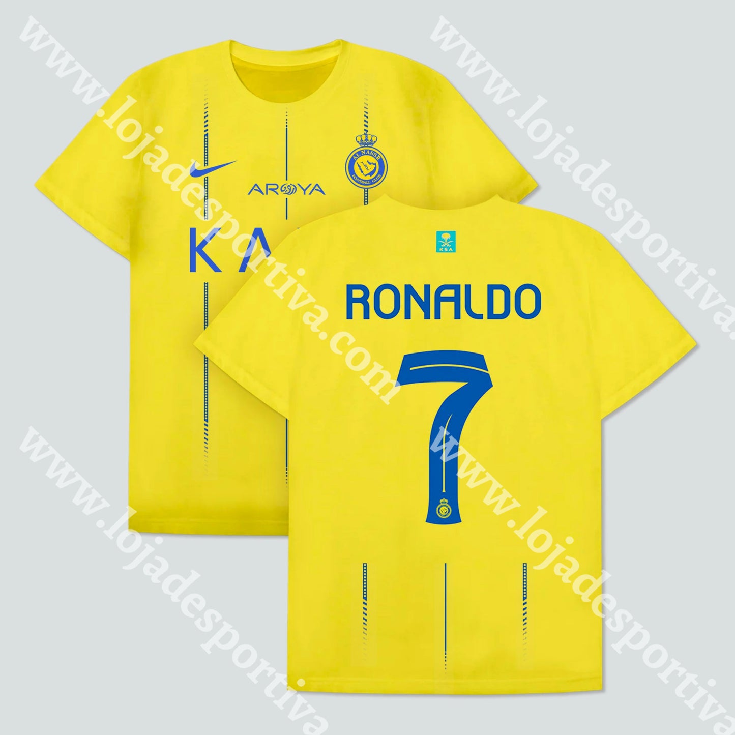 Camisola Ronaldo 7 Al-Nassr 23/23