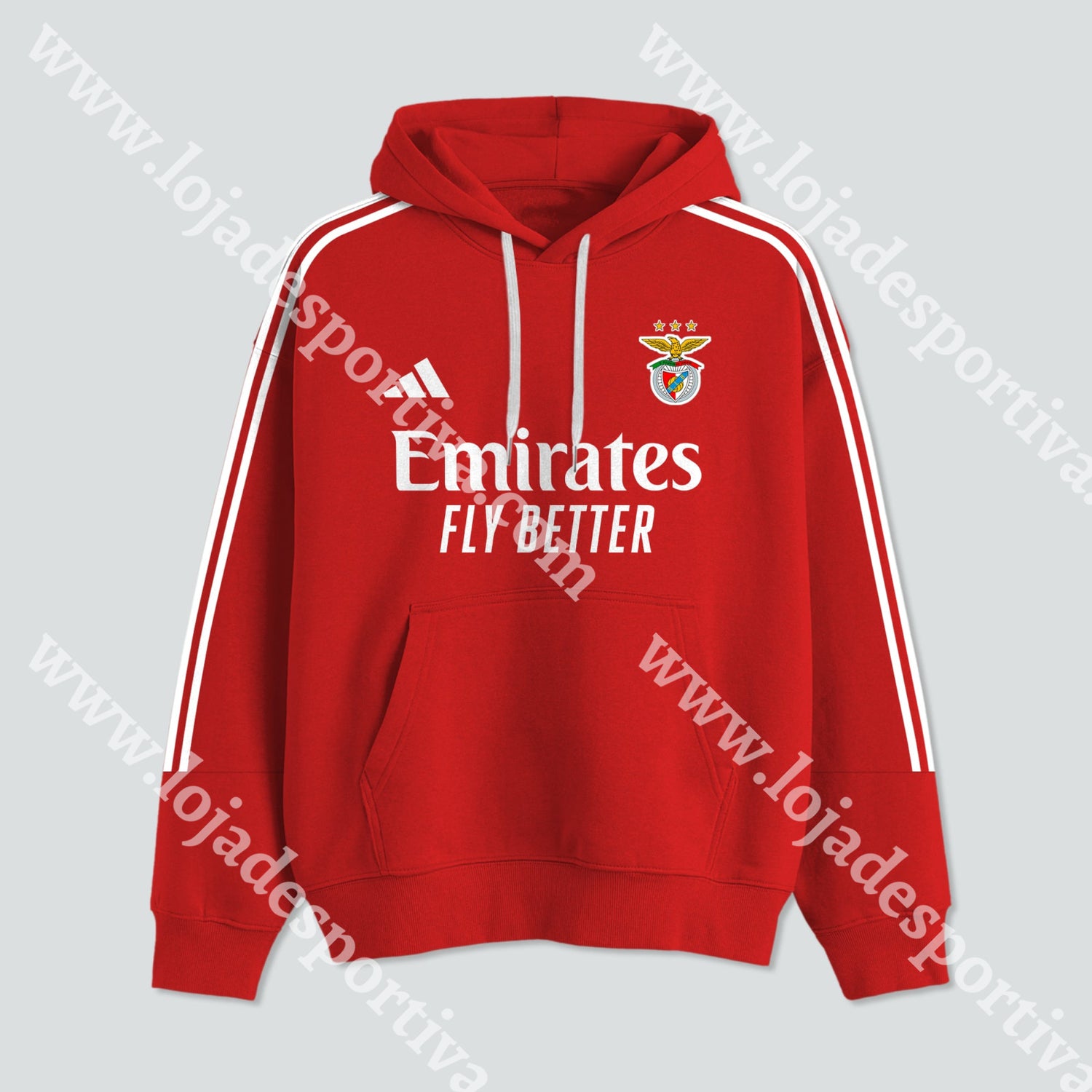 Fato Treino Fly Emirates Vermelho Sl Benfica 24/25