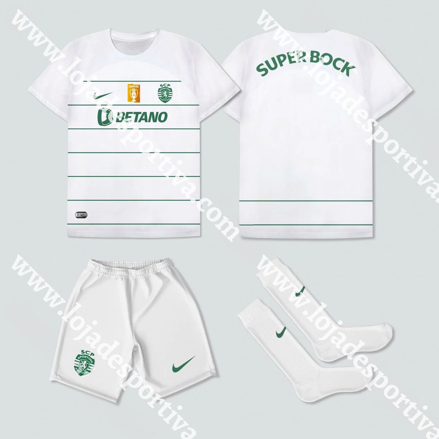 Kit Criança Alternativo Sporting Cp 23/24