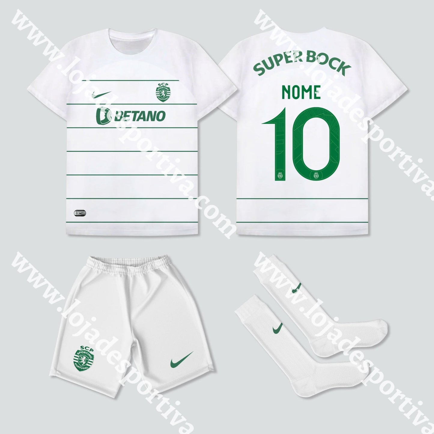 Kit Criança Alternativo Sporting Cp 23/24