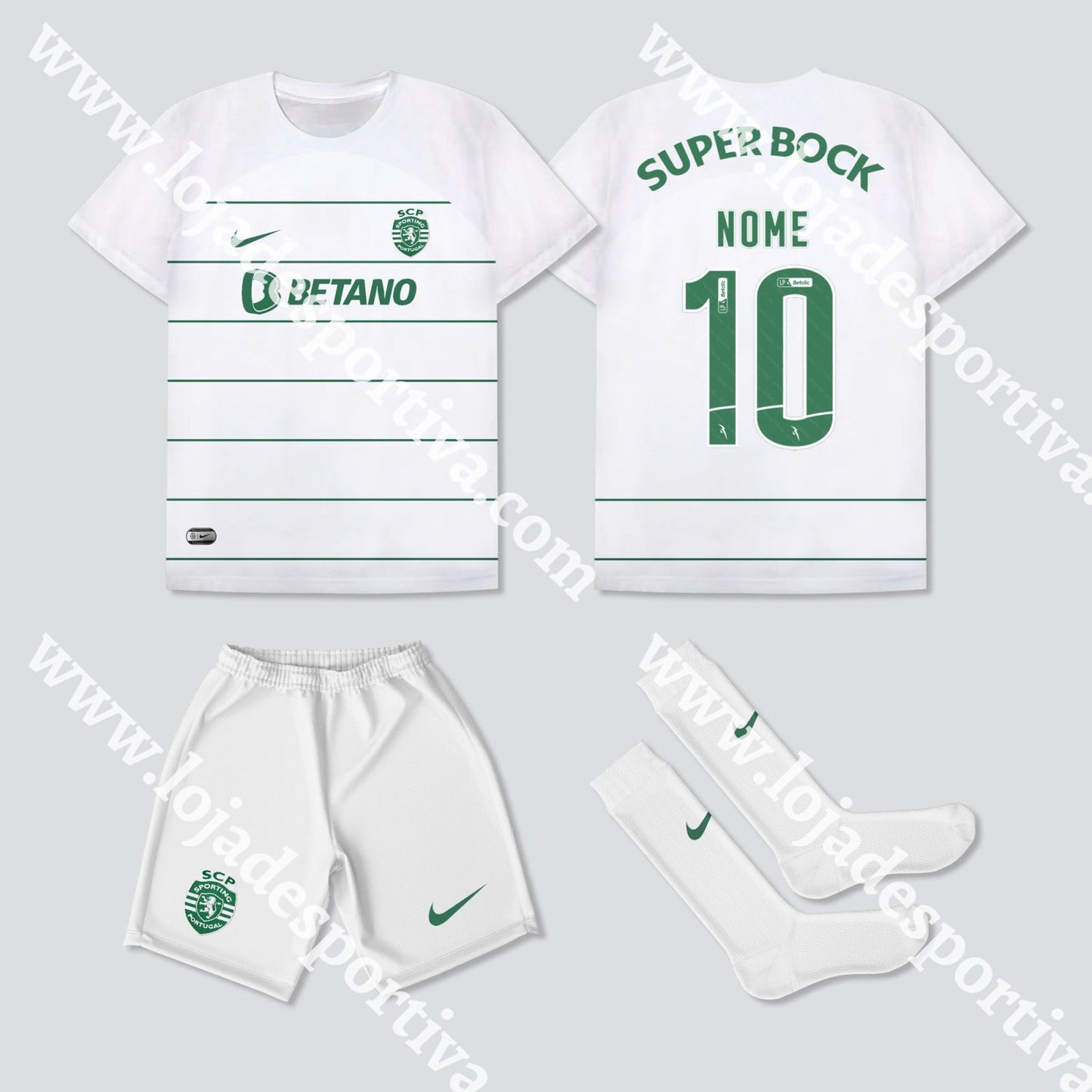 Kit Criança Alternativo Sporting Cp 23/24