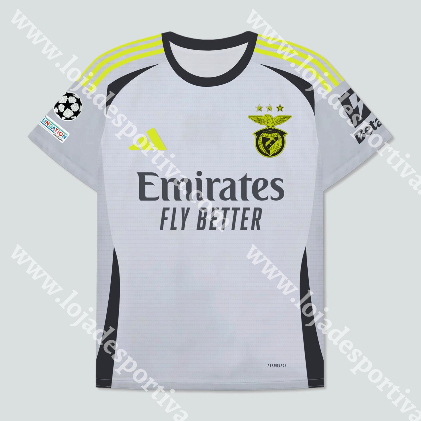 Nova Camisola 3º Equipamento Sl Benfica 24/25