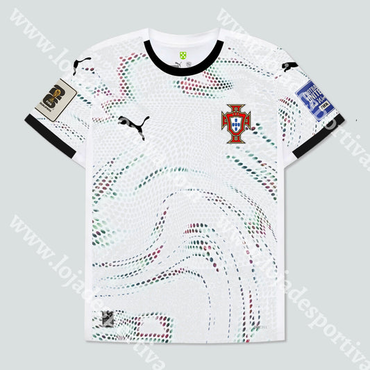 Nova Camisola Alternativa Seleção Portugal 2024 Camisola Futebol