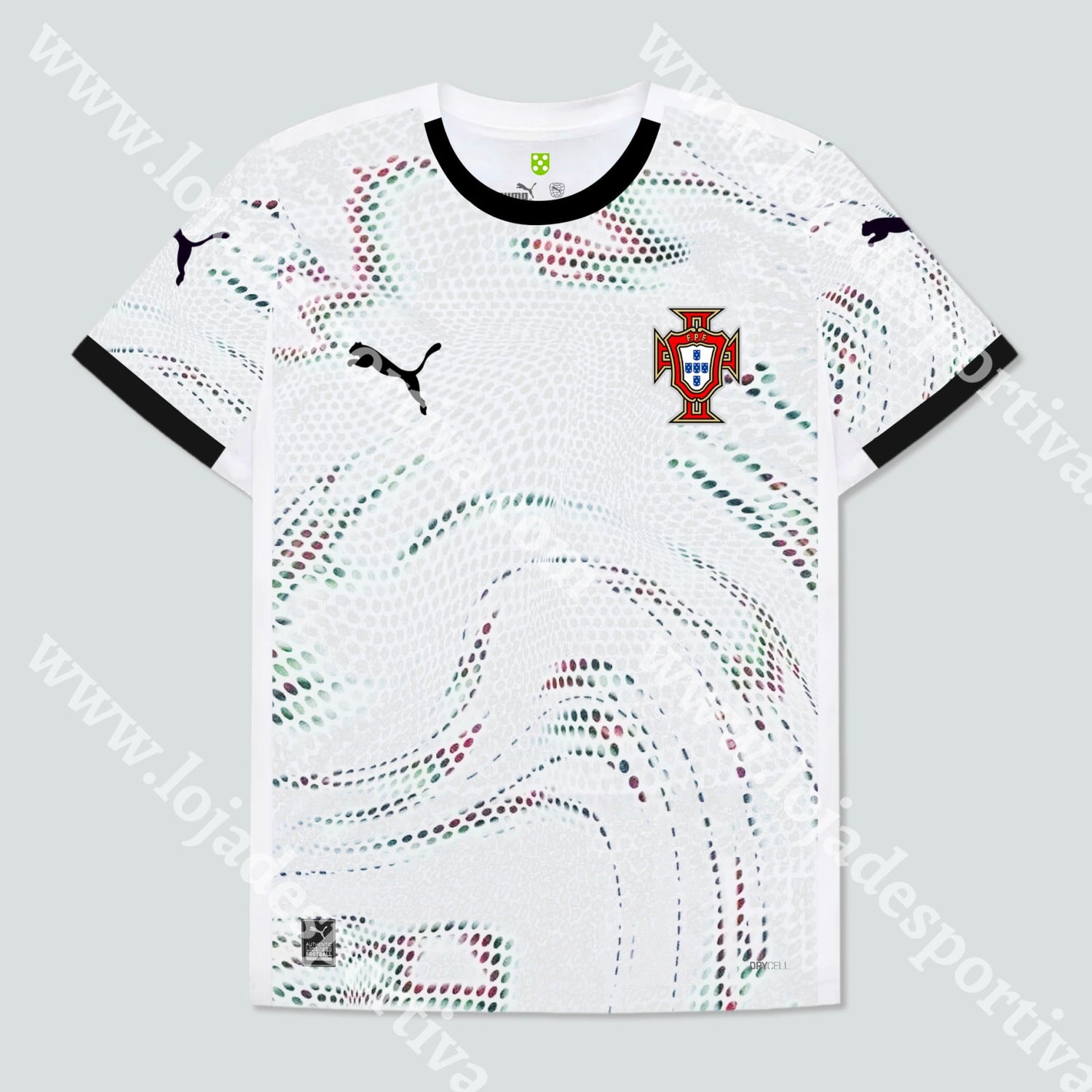 Nova Camisola Alternativa Seleção Portugal 2024 S Camisola Futebol