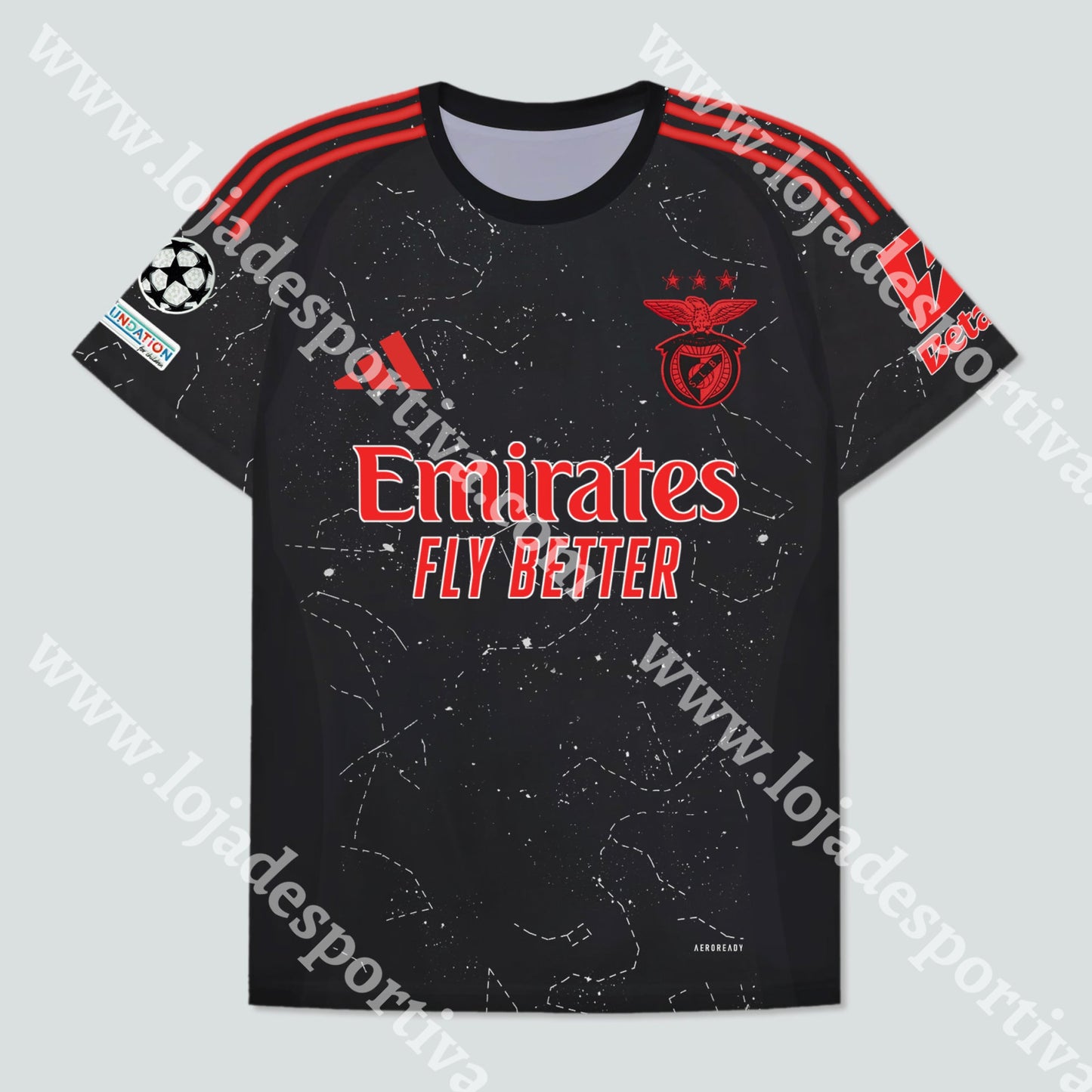 Nova Camisola Alternativa Sl Benfica 24/25