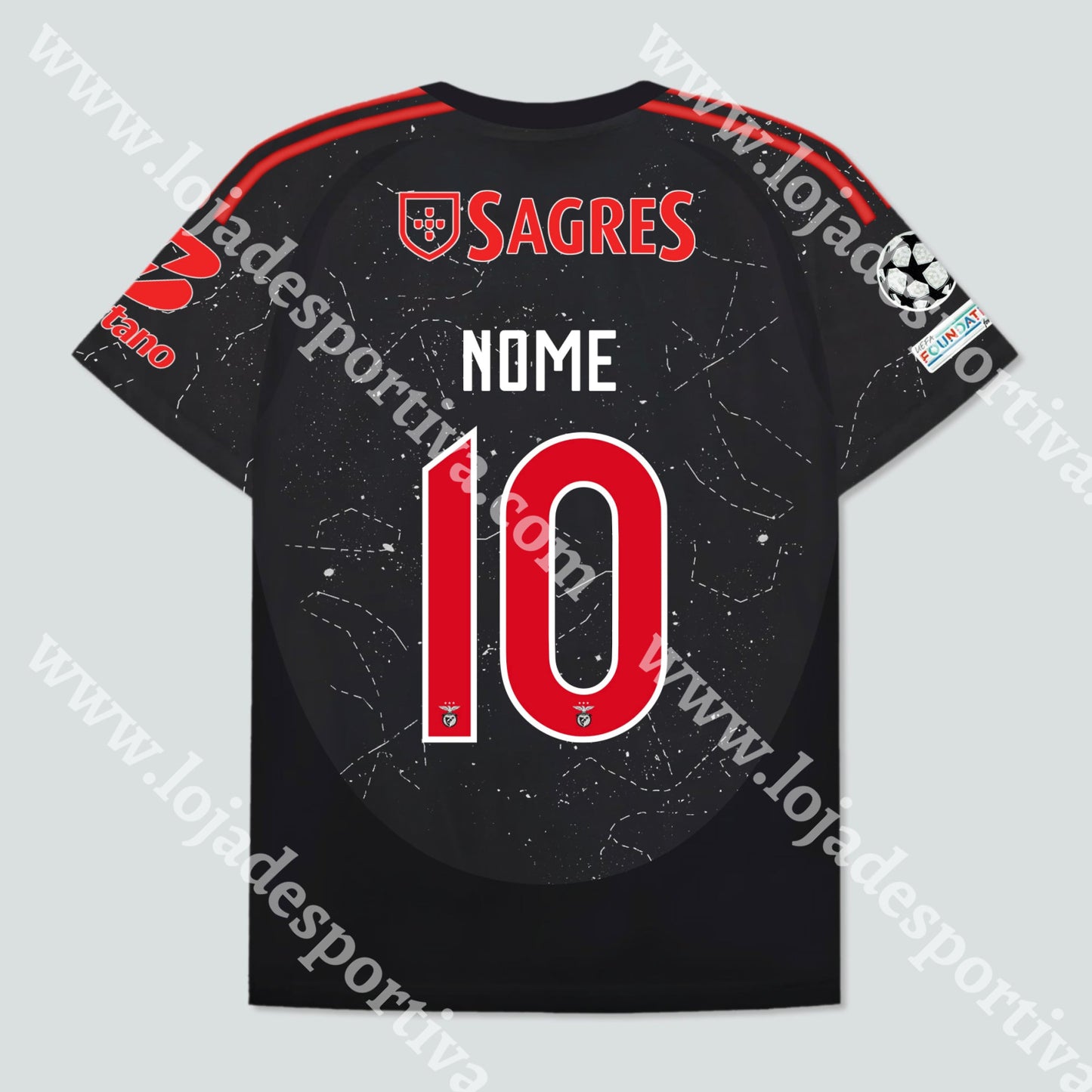 Nova Camisola Alternativa Sl Benfica 24/25