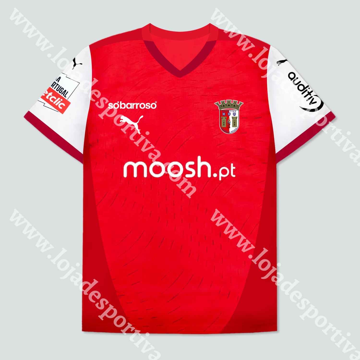 Nova Camisola Principal Sc Braga 24/25