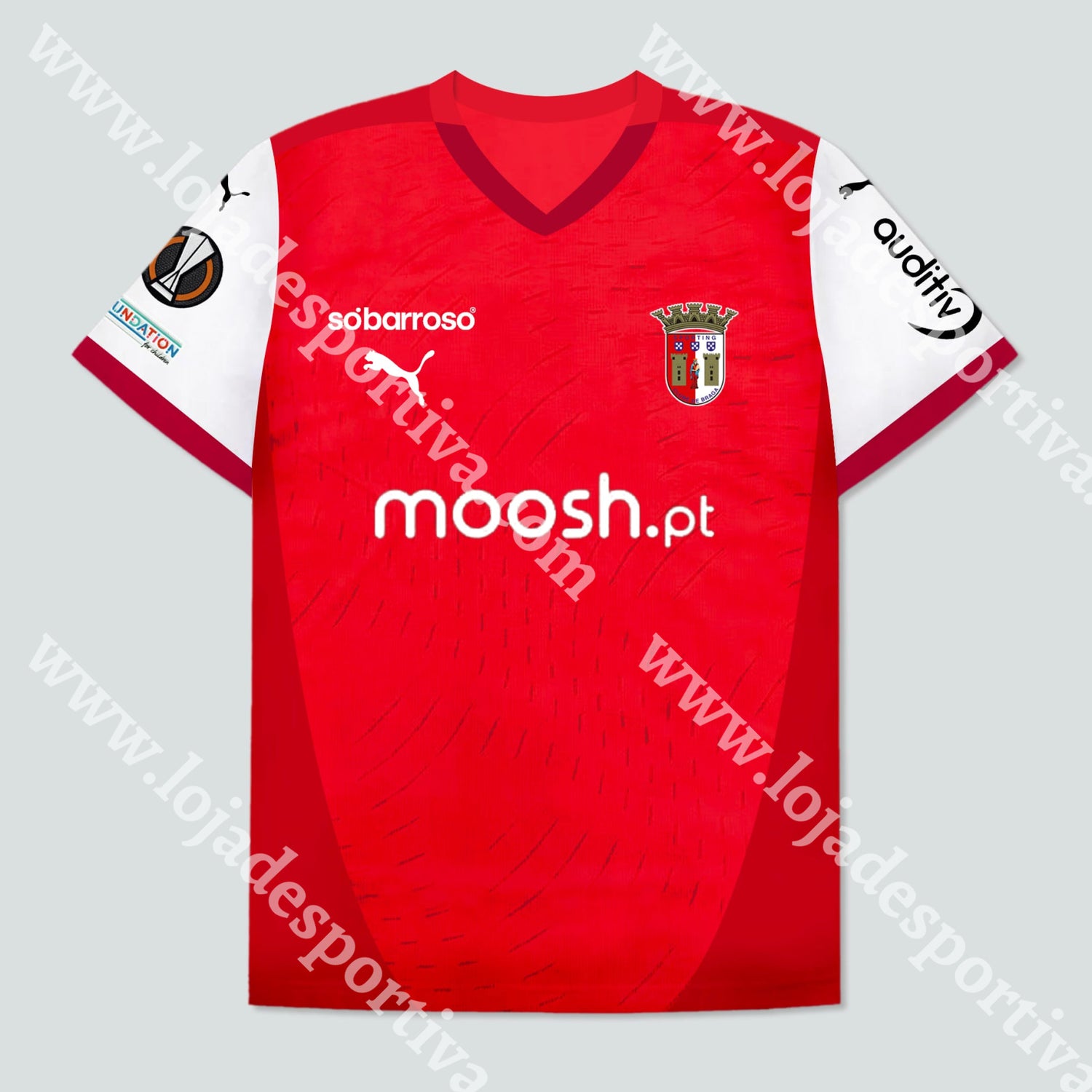 Nova Camisola Principal Sc Braga 24/25