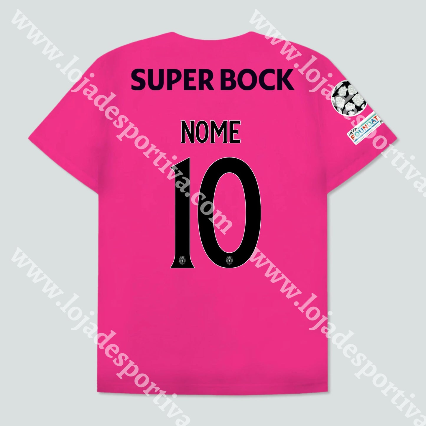 Nova Camisola Rosa Sporting Cp 24/25