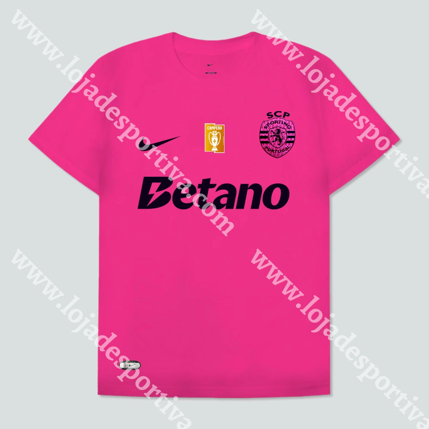 Nova Camisola Rosa Sporting Cp 24/25