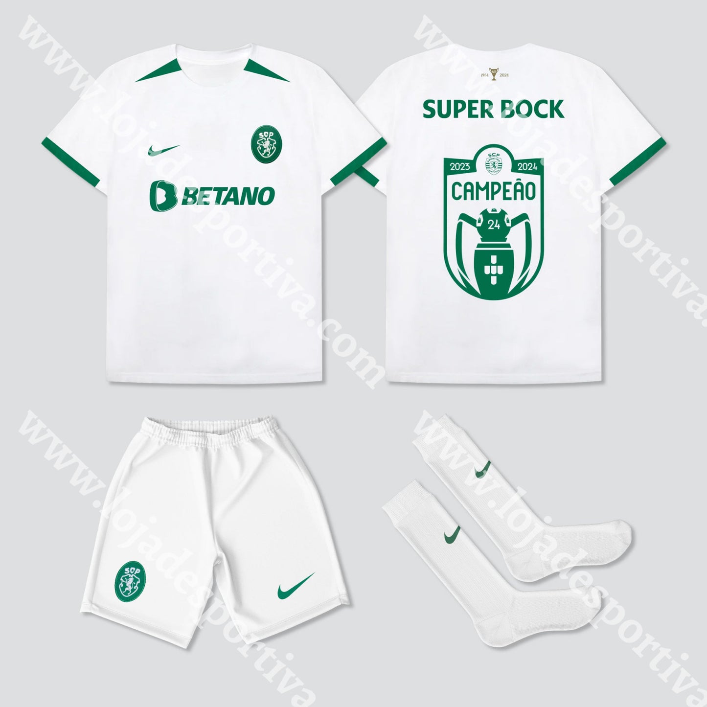 Novo Kit Criança Alternativo Sporting Cp 24/25