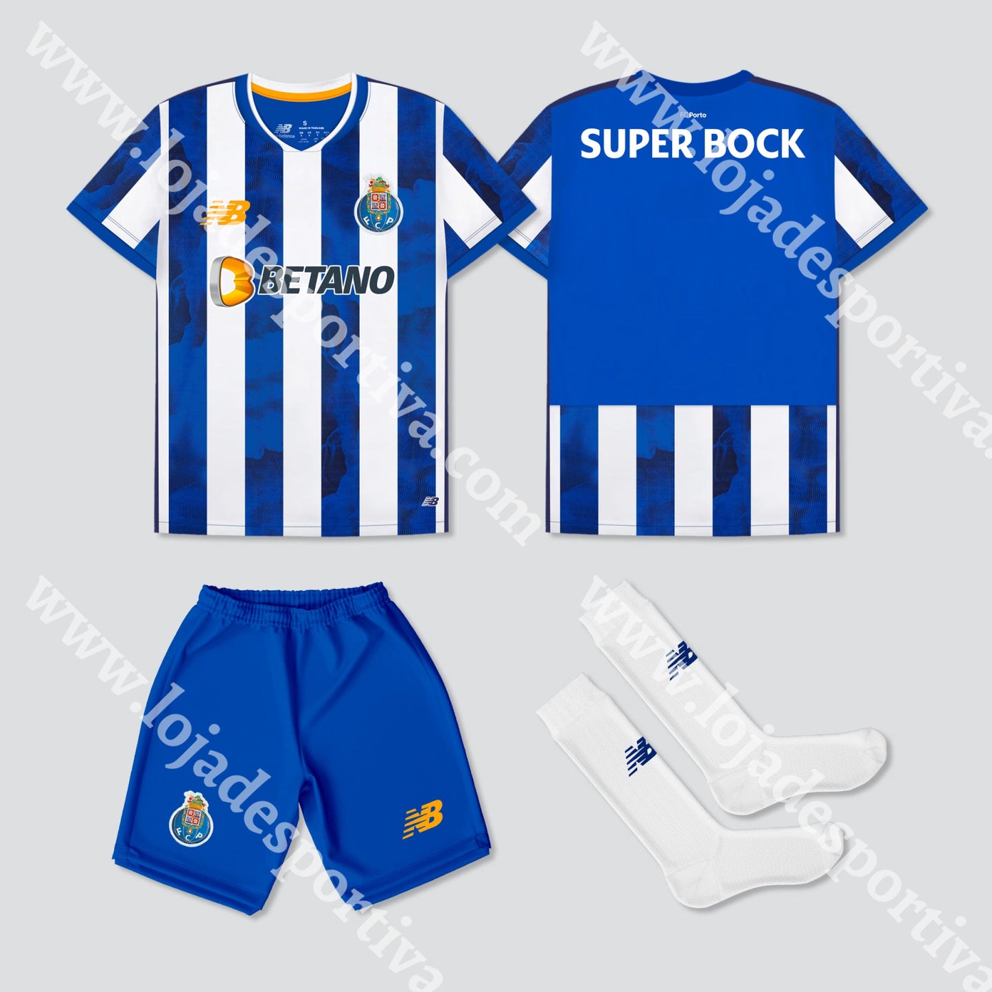 Novo Kit Criança Principal Fc Porto 24/25 1-2 Anos