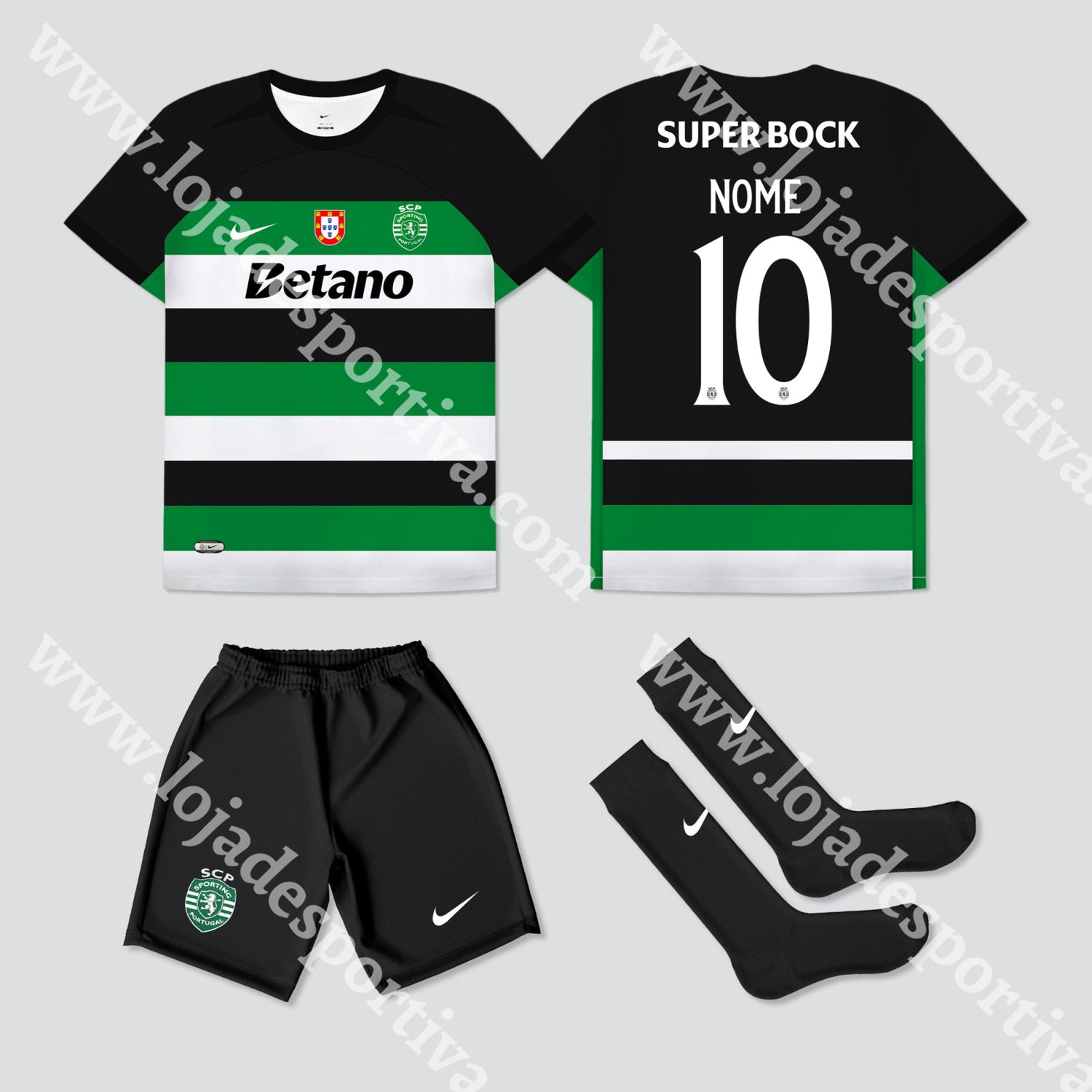 Novo Kit Criança Principal Sporting Cp 24/25