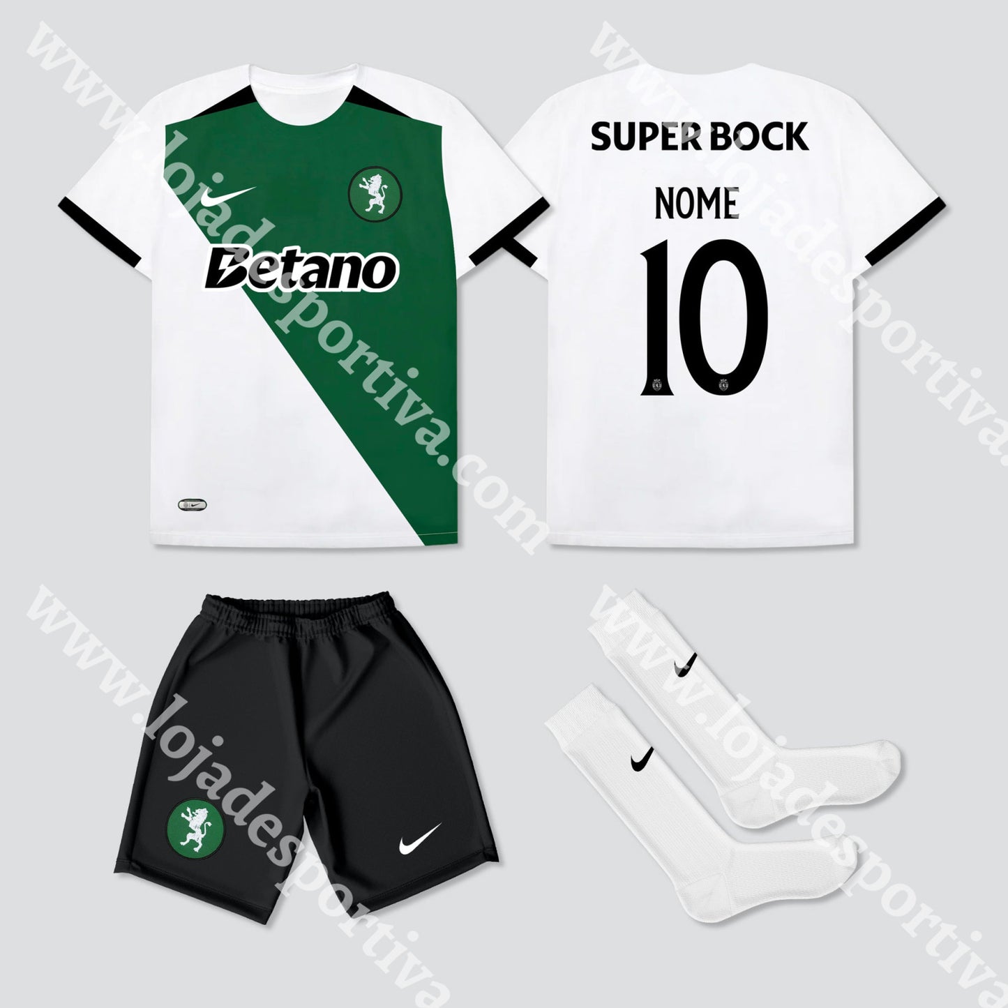 Novo Kit Criança Stromp Sporting Cp 24/25 1-2 Anos