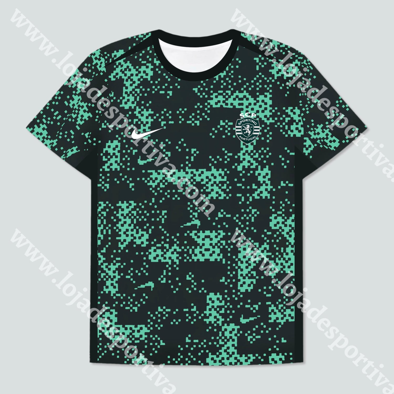 T-Shirt Aquecimento Sporting Cp 24/25 S